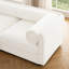 Chenille contemporaine avec rangement et cylindrique pour un salon confortable moderne blanc ergonomique-665251431