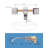 Solid Brass Wall Mounted Double Handle Bathroom Faucet with Waterfall Spout-138676614