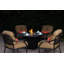 Chaise de patio avec coussins Frazee