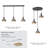 3-Light Linear Canopy - Black Finish-121780818