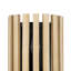 Applique murale 1 lumière Suratto - noir mat / noyer moyen-88960403
