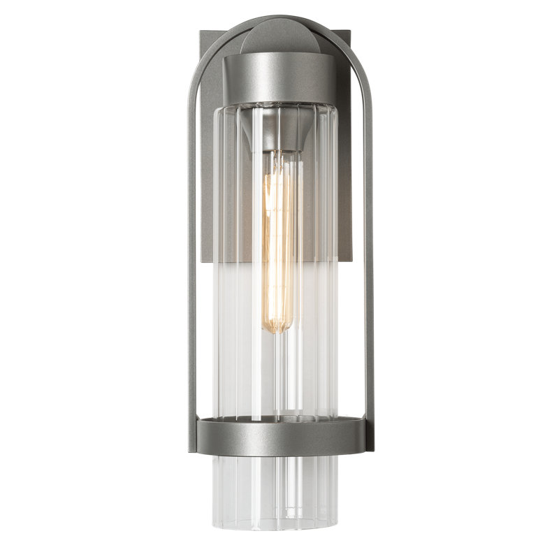 Alcove Aluminum Wall Light, 15.8" H x 5.8" W x 7.3" D, Frosted Glass, Coastal Oil Rubbed Bronze