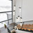 9 Lights Modern Perceus Chandelier Round Base Warm Light Dimmable