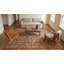 Tapis contemporain corail en laine noué à la main Coral-2094867292