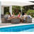 Wicker Fully Assembled 4 - Person Seating Group with Cushions-958577501
