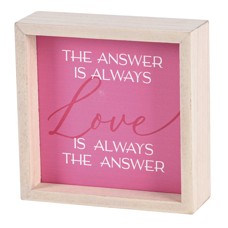 Art recto-verso «The Response Is Always Love»