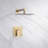 93101LSJ-10 Square Pressure Balanced Complete Shower System With Rough-In Valve