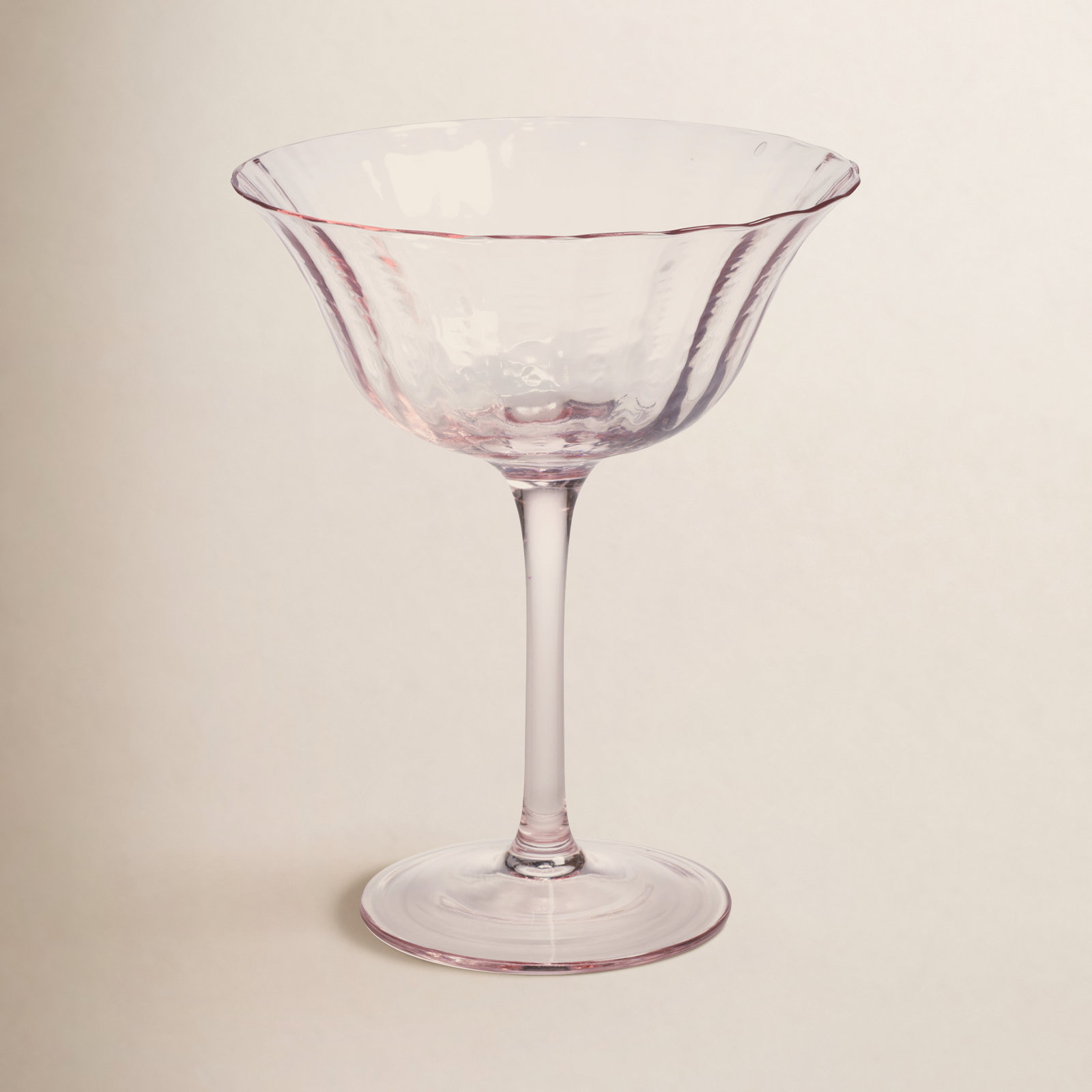 Apéritif Ribbed Coupe Glass, Lychee