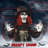 6' Life Size Outdoor Halloween Sound And Motion Activated Animatronic Zombie With Skeleton Chest And Scary Sharp Teeth