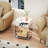 Acrylic Record Player Table with Storage Shelf, Clear Side Table Nightstand-474668731-474668710