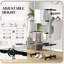 HOMCOM 4-Tier Clothes Airer Foldable with Wheels-106058041