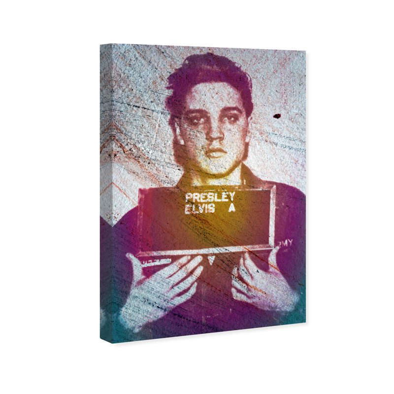 " Elvis Army ID ", 45" H x 30" W x 1.5" D