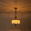 Lustre à abat-jours cylindrique à trois lumières-689138726