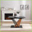 Table basse extensible peu encombrante avec structure en métal robuste, plateau en panneau de fibres à densité moyenne facile à nettoyer pour le salon et amp; Salle à manger-556306566