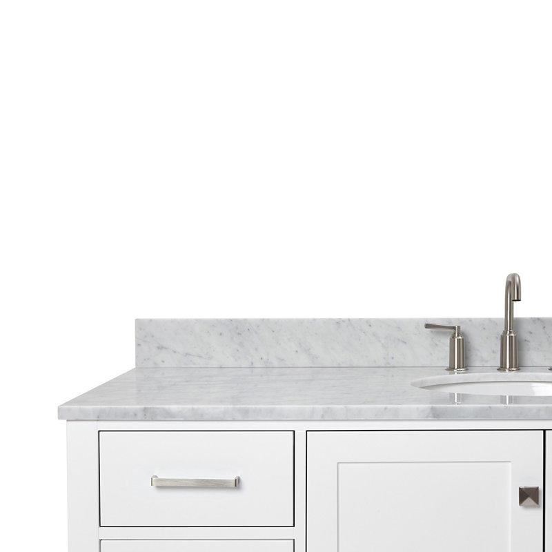 Ensemble de meuble-lavabo simple 61 po Flynt, Blanc