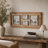 Brown Wood 4 Slot Wall Photo Frame with Wood Frame, 37" x 2" x 17"
