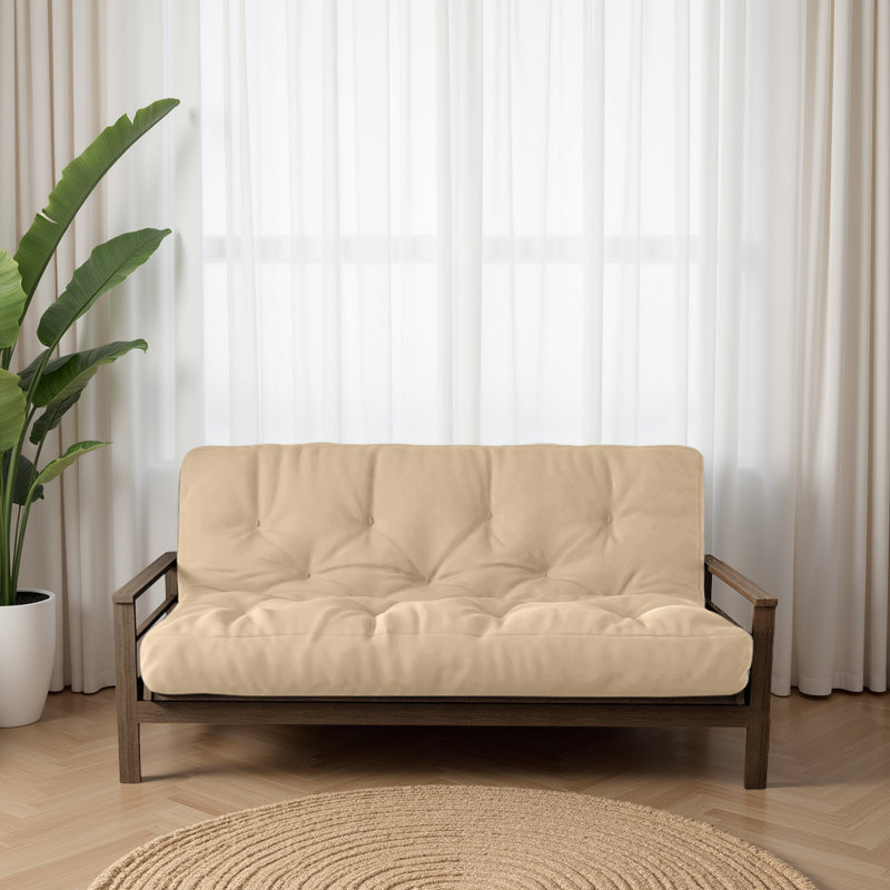 Matelas en mousse viscoélastique Hooppole Premium - Certifié CertiPUR-US, sans cadre, 8', Double, Beige