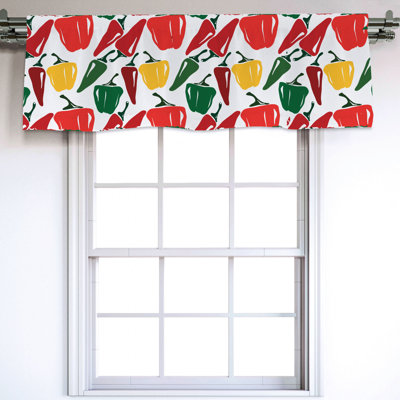 Sateen Ruffled Window Valance