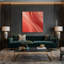 «Gradient Abstract 3», art mural sur toile rouge-831535353