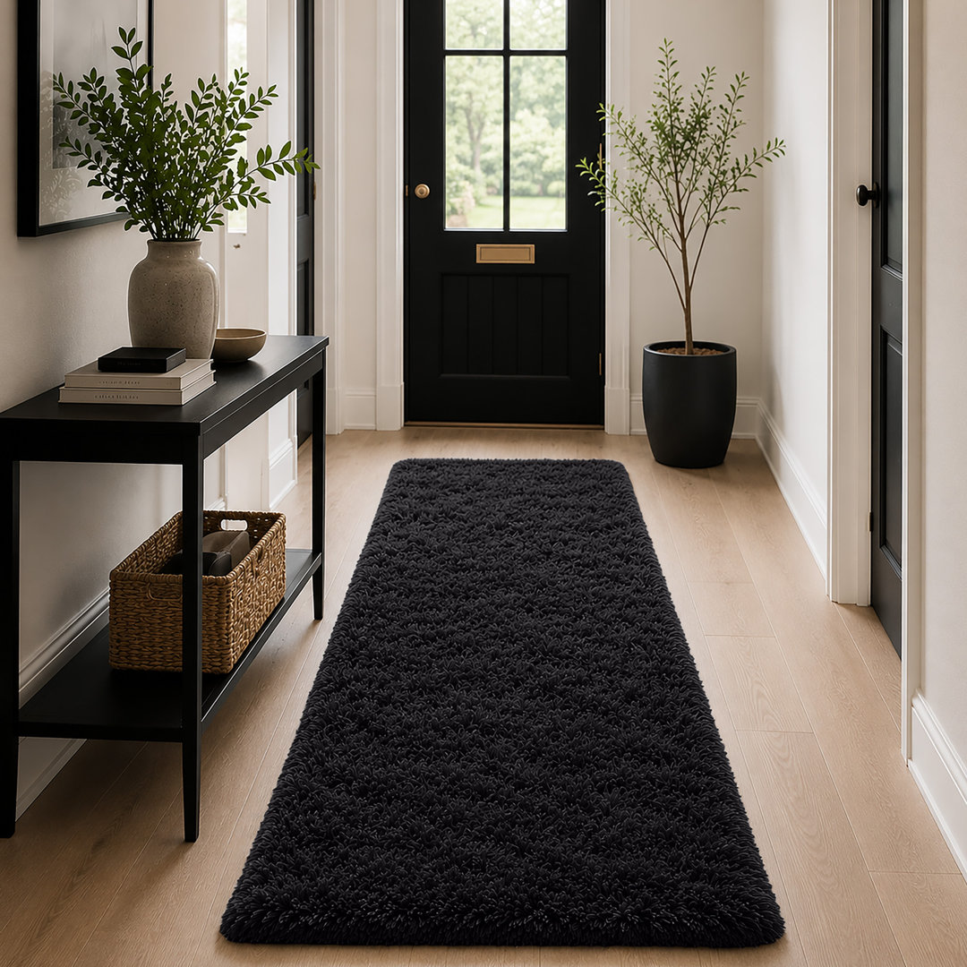 Luxury Plush Shaggy Area Rug & Runner, Soft Deep-Pile Non-Slip Living Room Carpet