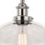 Cecilia 1 - Light Silver Dome Pendant-103528929