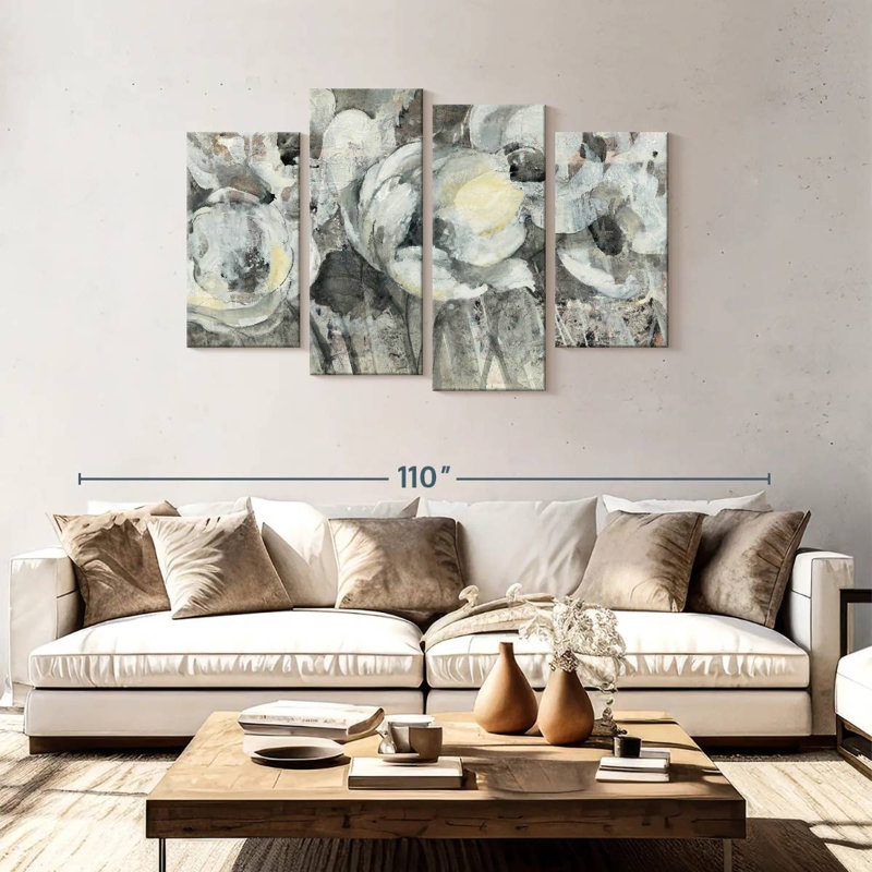 Harnek Floral Fantasy, 48" H x 75" W