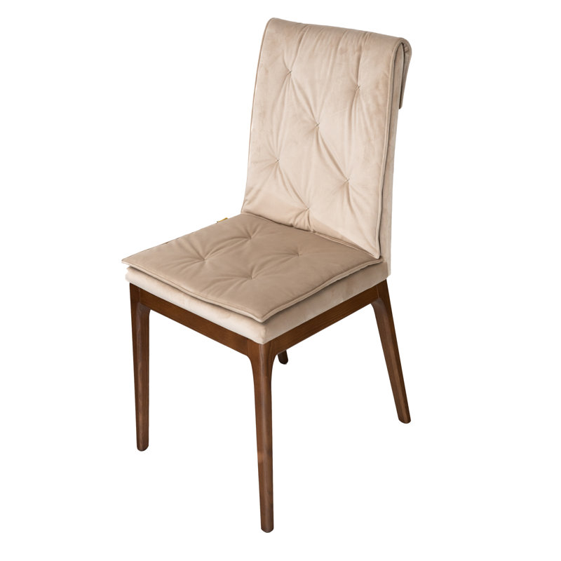 Denisha 47cm H Tufted Polyester Blend Upholstered Side Chair