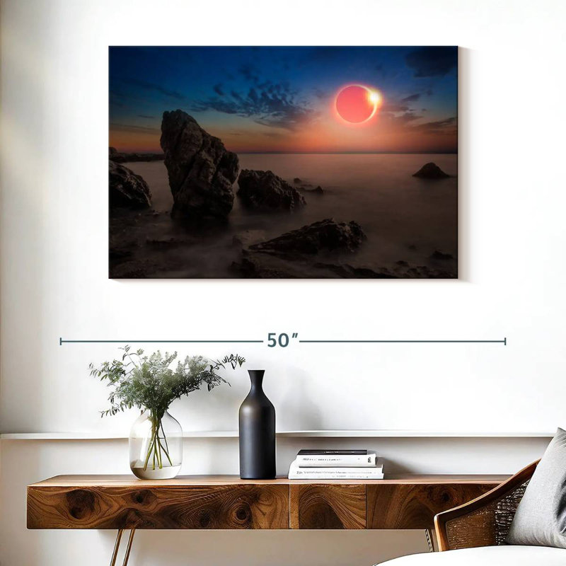 Gillard Solar Eclipse Gillard Scene, 26" H x 39" W