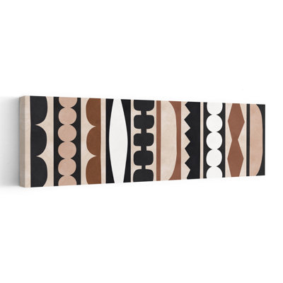 Geometric Organic Forms by Vitor Costa - Wrapped Canvas Panoramic Print