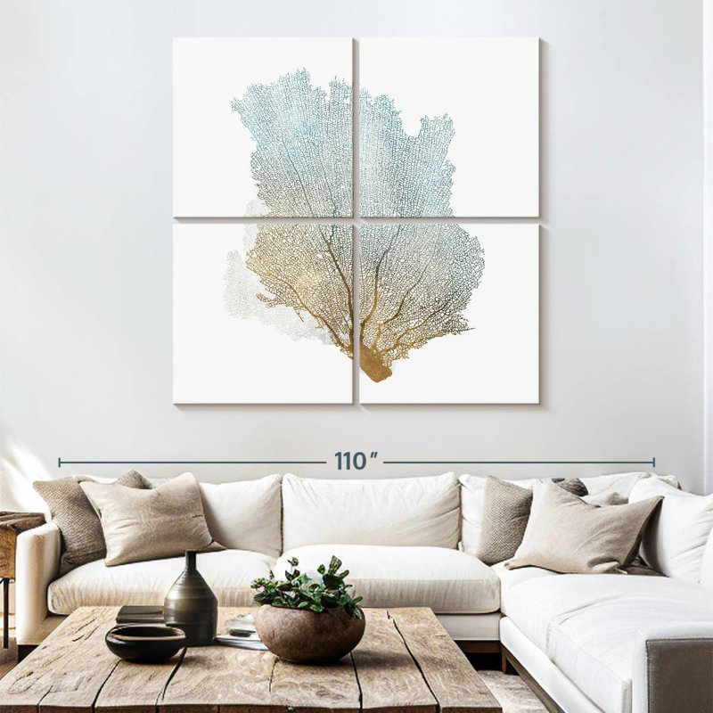 Brampt Light Delicate Coral I, 74" H x 74" W