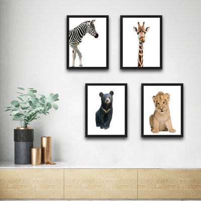 Anonymous - 4 Piece Single Picture Frame Print