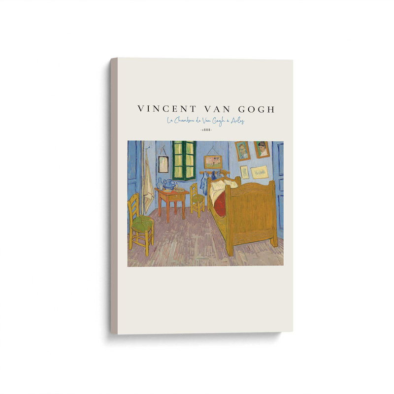 La Chambre v2 de Van Gogh, Toile tendue, H 18 po x l 12 po