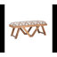 Banc rembourré en bois massif Loachapoka Felicity-1517343688