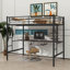 Lit mezzanine avec bureau et tablette