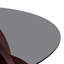 Table basse créative à structure croisée avec plateau en verre trempé et rangement en éventail. Parfait pour les salons, comme table basse ou table d'appoint. Idéal pour les petits espaces.