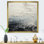«Black and White Paint River», reproduction sur toile