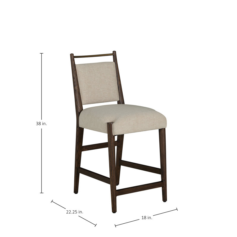 Highland Oak Counter Stool, Dusk