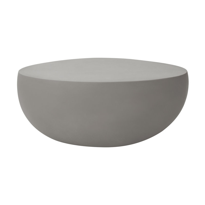 IKARIA Concrete Coffee Table 107.5 x 100.5 x 41 cm, Space Grey