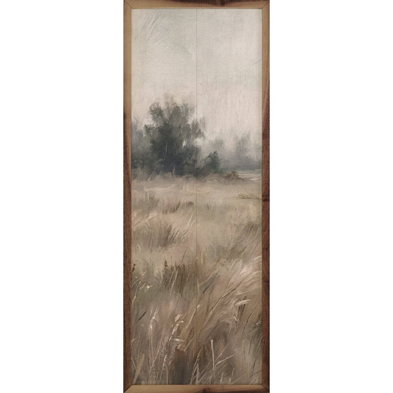 Prairie tranquille au crépuscule, 12x36