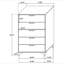 Commode rectangulaire 5 tiroirs Lexie-1527381098