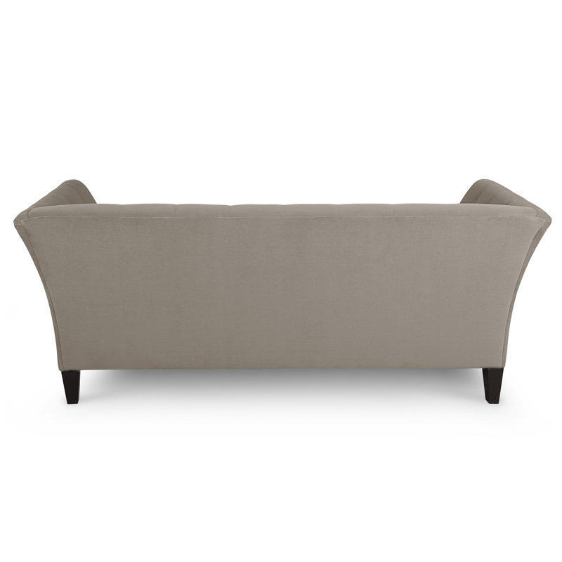 Carruth Upholstered 91'' Sofa, Bella Granite Performance Velvet