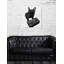 Classy Frenchie Noir - impression sur toile-33435840-33435851