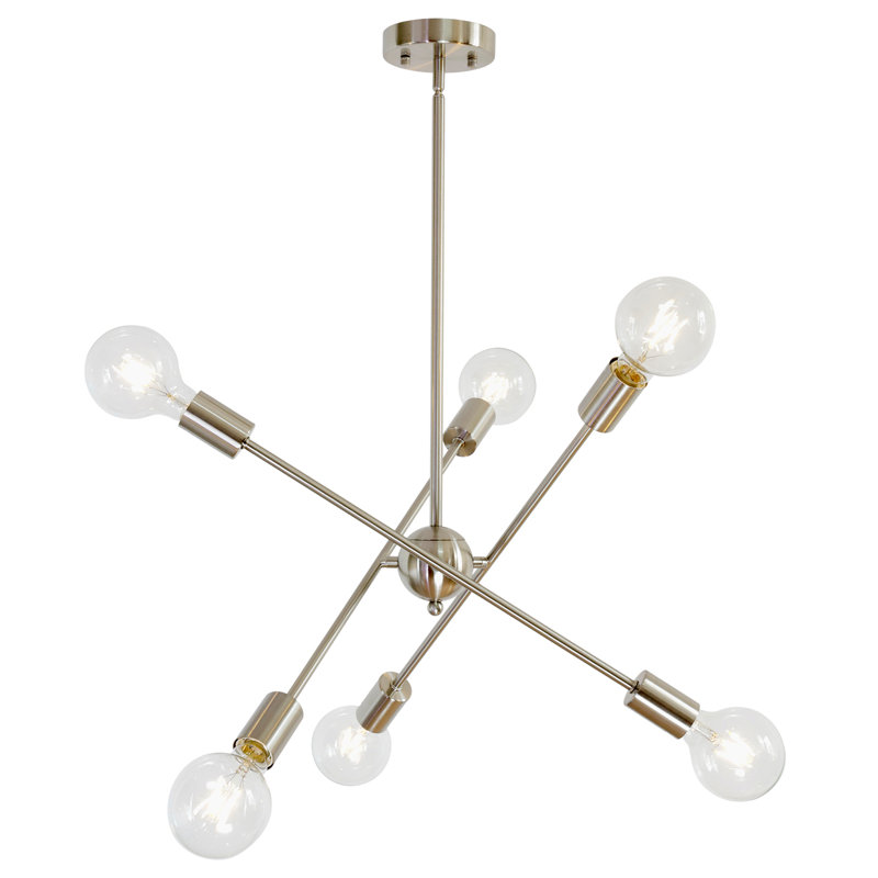 Lustre sphérique spoutnik 6 lumières Hairston