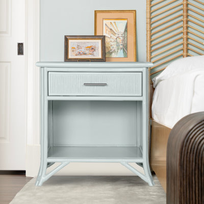 Pencil Rattan 1 - Drawer Nightstand