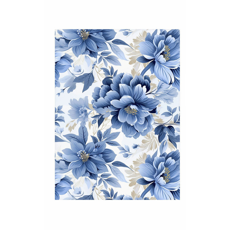 Impression florale sans cadre