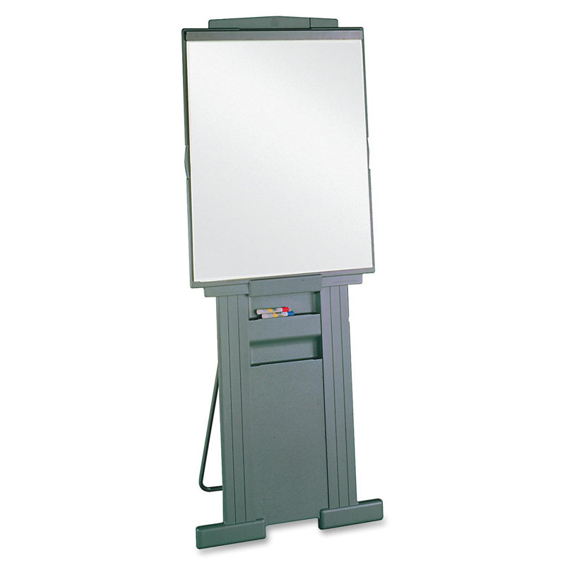 Gray Scratch-Resistant Foldable Plastic Floor-Standing Easel