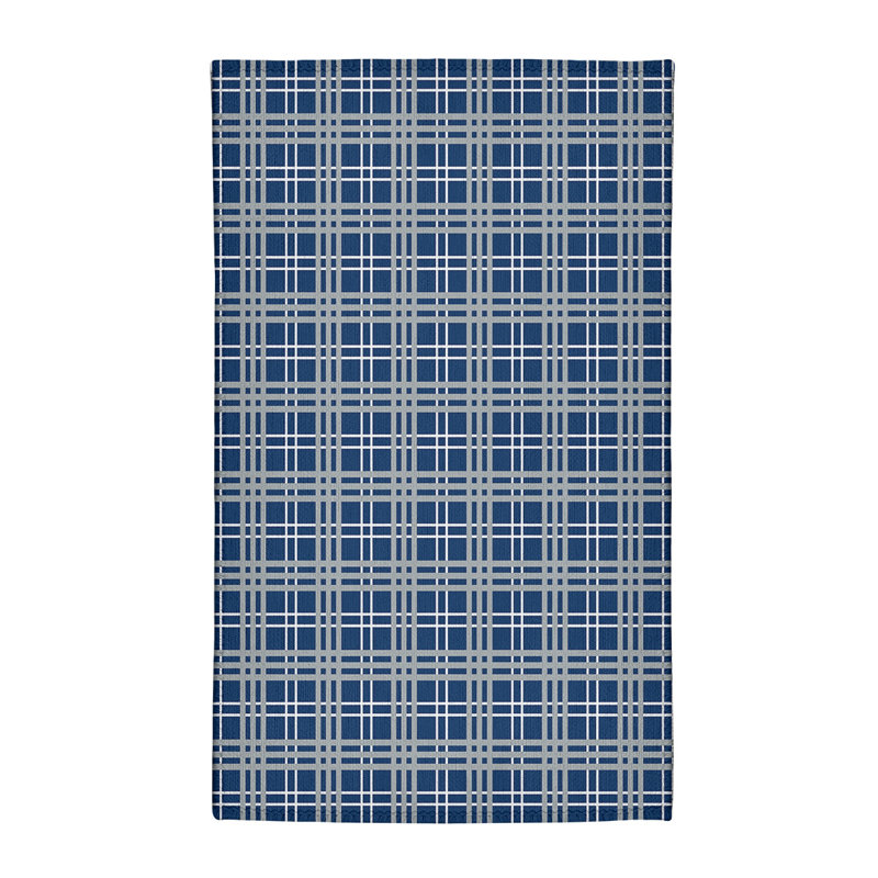 Tapis à carreaux bleu, Rectangle 2 pi x 3 pi