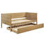 Lit de jour simple avec couchette Natural