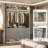 4ft Closet System with Wooden Drawers-1418716317