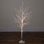 Arbre de Noël blanc illuminé 4 pi